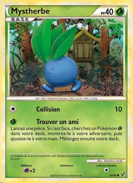 Mystherbe, carte Pokémon UD 60 — extension Indomptable
