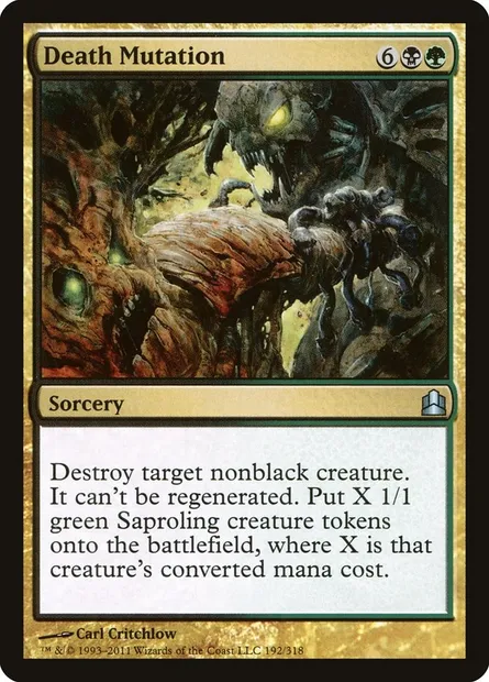 Death Mutation, Magic card CMD 192 — Commander 2011 set