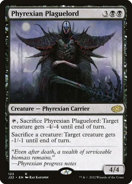 Phyrexian Plaguelord, Magic card J22 123 — Jumpstart 2022 set