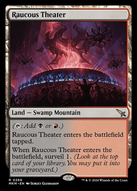 Raucous Theater, Magic card MKM 266 — Murders at Karlov Manor set