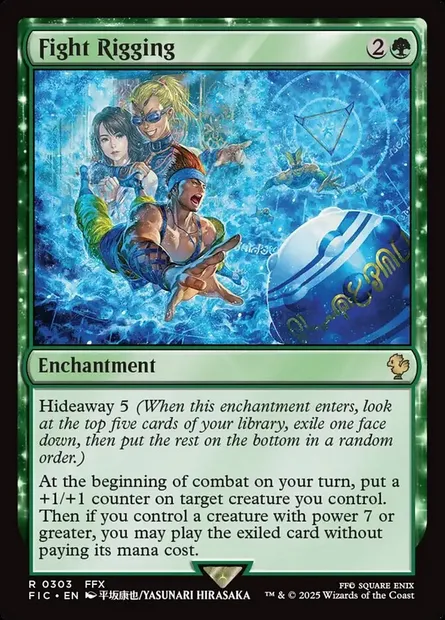 Fight Rigging, Magic card FIC 303 — Final Fantasy Commander set