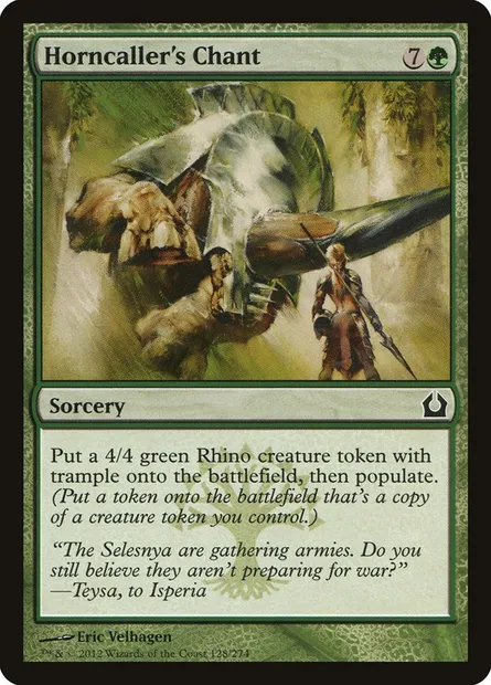 Horncaller's Chant, Magic card RTR 128 — Return to Ravnica set