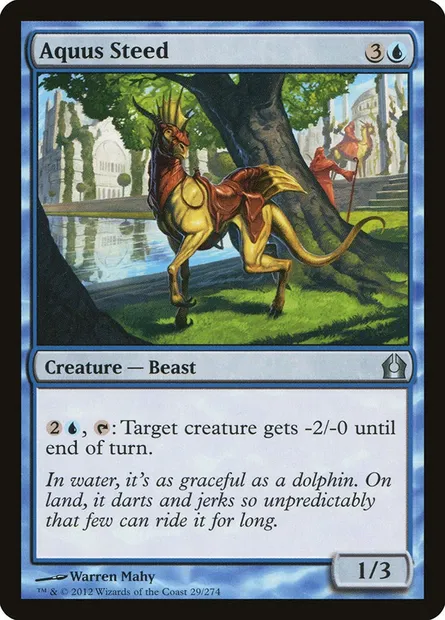 Aquus Steed, Magic card RTR 29 — Return to Ravnica set