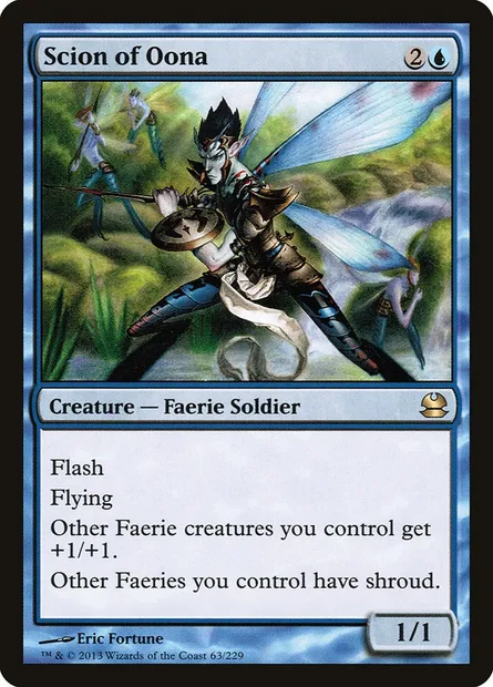 Scion of Oona, Magic card MMA 63 — Modern Masters set
