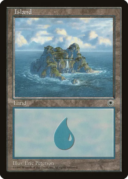Island, Magic card POR 200 — Portal set