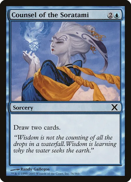 Counsel of the Soratami, Magic card 10E 76 — Tenth Edition set