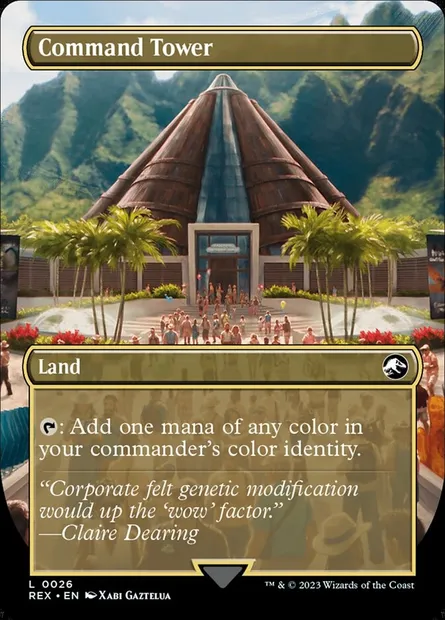 Command Tower, Magic card REX 26 — Jurassic World Collection set