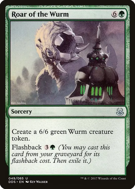 Roar of the Wurm, Magic card DDS 49 — Duel Decks: Mind vs. Might set
