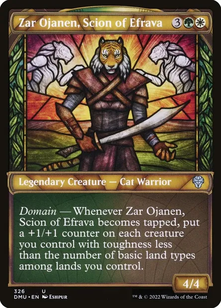 Zar Ojanen, Scion of Efrava, Magic card DMU 326 — Dominaria United set