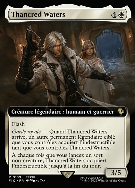 Eaux de Thancred, carte Magic FIC 139 — extension Final Fantasy Commander