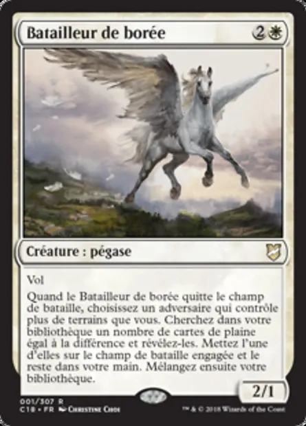 Batailleur de borée, carte Magic C18 1 — extension Commander 2018