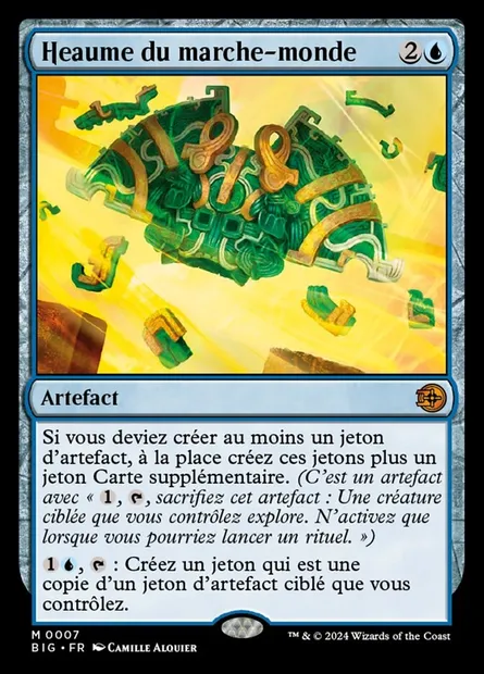 Heaume du marche-monde, carte Magic BIG 7 — extension The Big Score