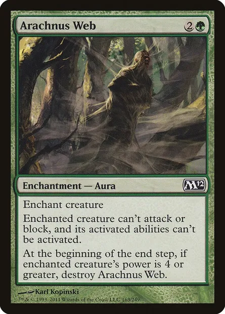 Arachnus Web, Magic card M12 163 — Magic 2012 set