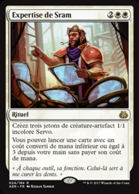 Expertise de Sram, carte Magic AER 24 — extension La révolte éthérique