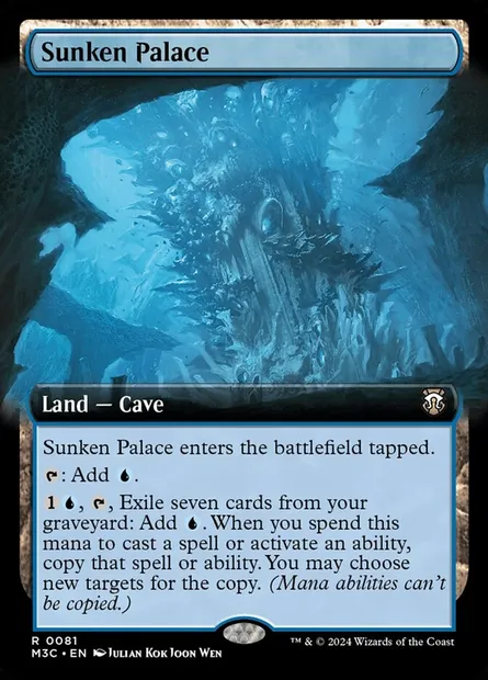Sunken Palace, Magic card M3C 81 — Modern Horizons 3 Commander set