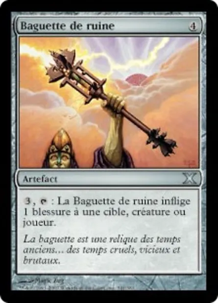 Baguette de ruine, carte Magic 10E 341 — extension Dixième édition
