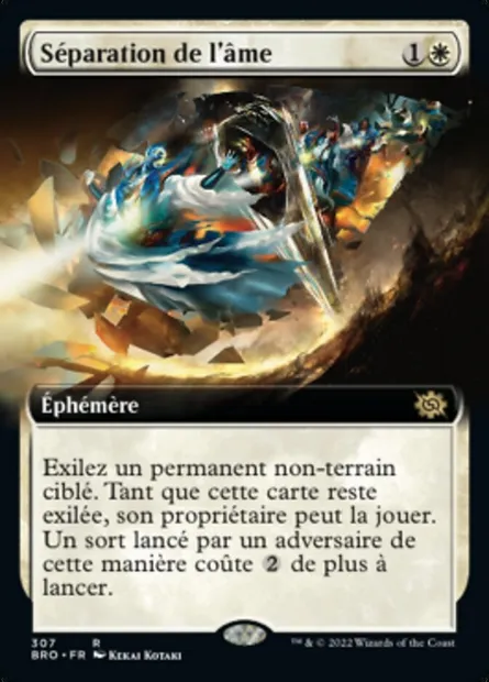 Séparation de l'âme, carte Magic BRO 307 — extension La Guerre Fratricide