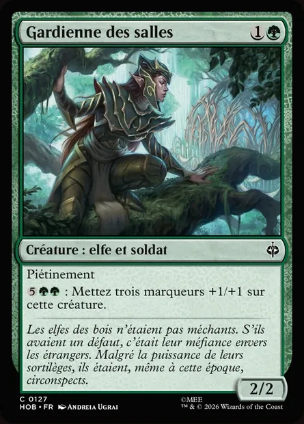 Gardienne des salles, carte Magic HOB 127 — extension The Hobbit