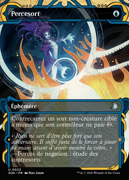 Percesort, carte Magic SOA 23 — extension Secrets of Strixhaven Mystical Archive
