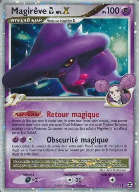 Magirêve GL Niv. X, carte Pokémon RR 110 — extension Rivaux Émergeants