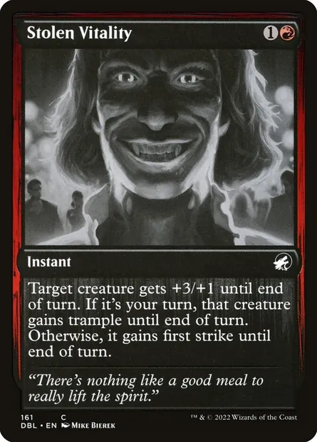 Vol de vitalité, carte Magic DBL 161 — extension Innistrad : Double Programme