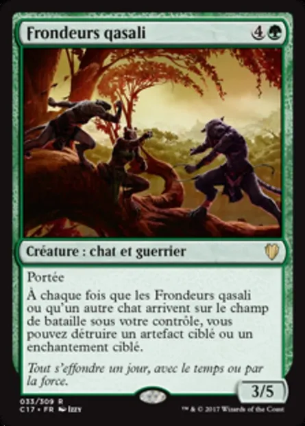 Frondeurs qasali, carte Magic C17 33 — extension Commander 2017