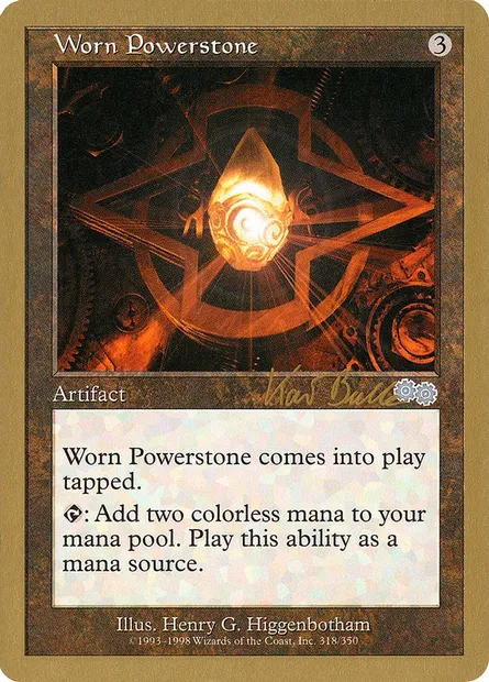 Worn Powerstone, Magic card WC99 kb318 — World Championship Decks 1999 set