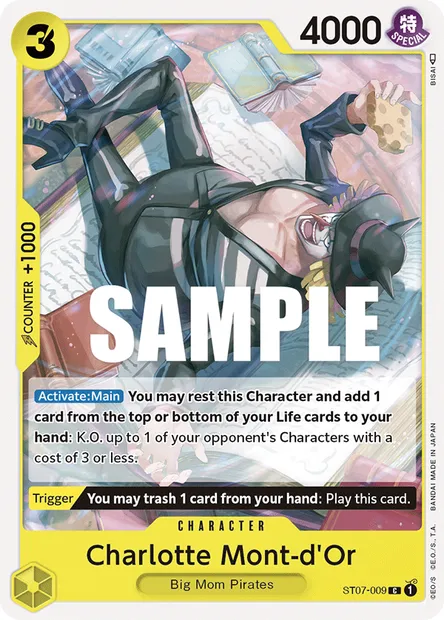 Charlotte Mont-d'or, One Piece card ST07-009 — Big Mom Pirates set
