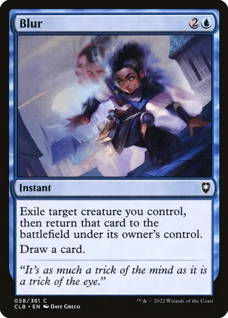 Blur, Magic card CLB 58 — Commander Legends: Battle for Baldur's Gate set