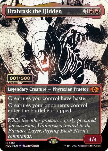 Urabrask the Hidden, Magic card MUL 153z — Multiverse Legends set