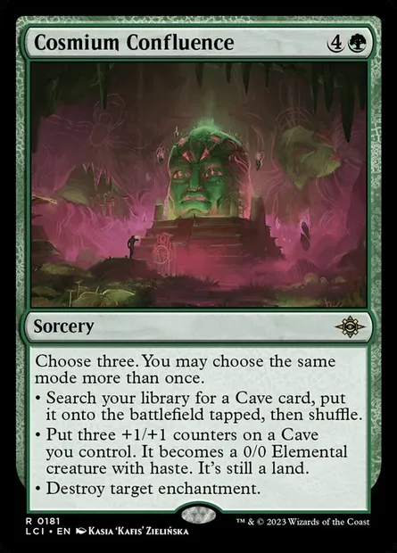 Cosmium Confluence, Magic card LCI 181 — The Lost Caverns of Ixalan set