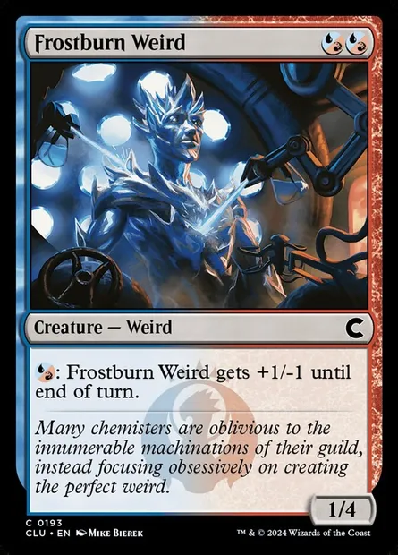 Frostburn Weird, Magic card CLU 193 — Ravnica: Clue Edition set