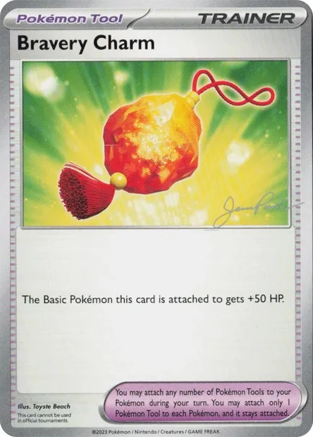 Bravery Charm, Pokémon card WCD24 ct327674 — World Championship Decks 2024 set
