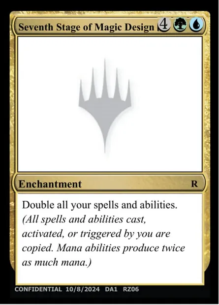 Seventh Stage of Magic Design, Magic card UNK RZ06d — Unknown Event set