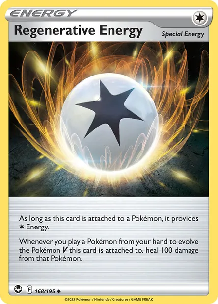 Regenerative Energy, Pokémon card SIT 168 — Silver Tempest set