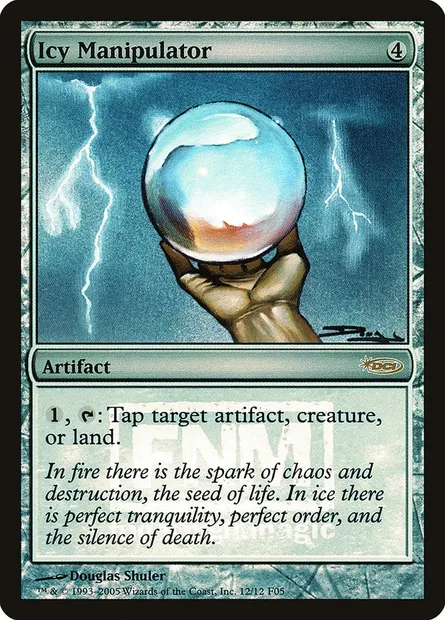 Icy Manipulator, Magic card F05 12 — Friday Night Magic 2005 set