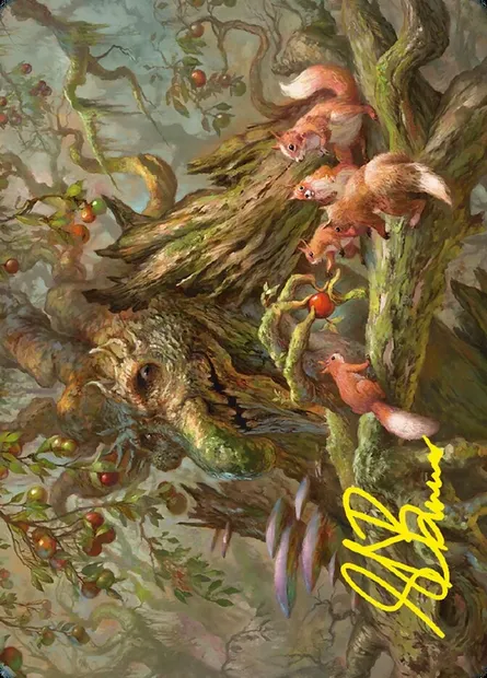 Generous Ent // Generous Ent, Magic card ALTR 11 — Tales of Middle-earth Art Series set