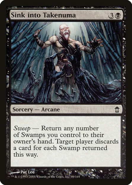 Sink into Takenuma, Magic card SOK 89 — Saviors of Kamigawa set
