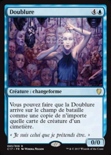 Doublure, carte Magic C17 83 — extension Commander 2017