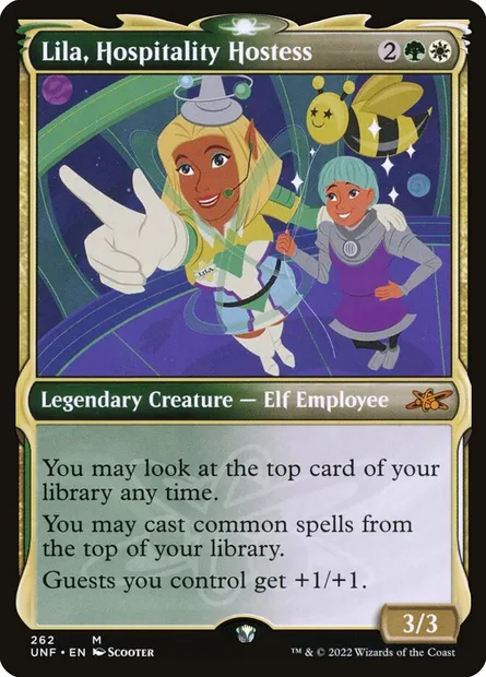 Lila, Hospitality Hostess, carte Magic UNF 262 — extension Unfinity