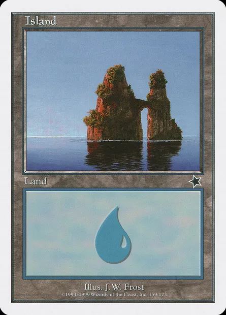 Île, carte Magic S99 159 — extension Starter 1999