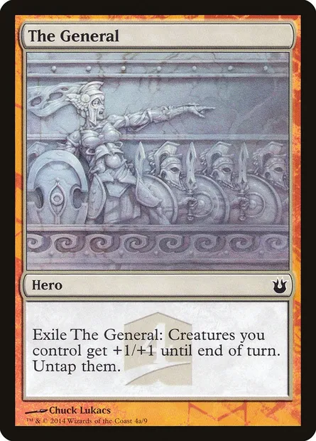 The General, carte Magic THP2 4a — extension Born of the Gods Hero's Path