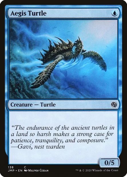 Aegis Turtle, Magic card JMP 138 — Jumpstart set