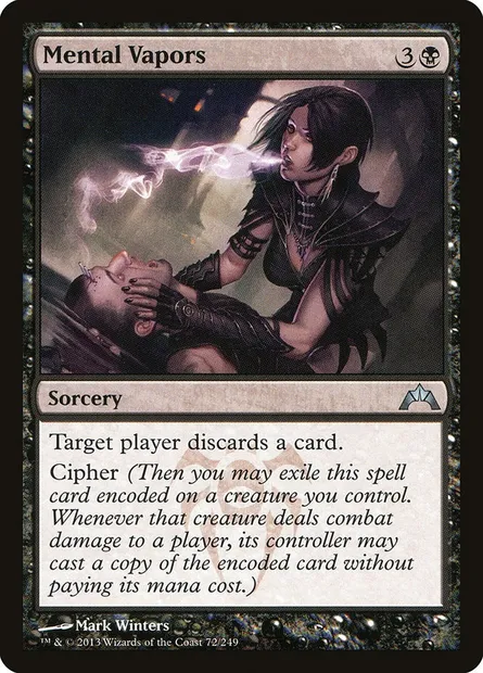 Mental Vapors, Magic card GTC 72 — Gatecrash set
