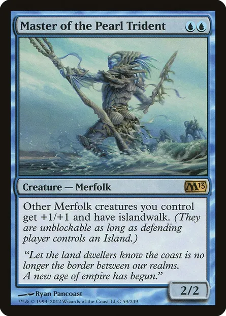 Master of the Pearl Trident, Magic card M13 59 — Magic 2013 set