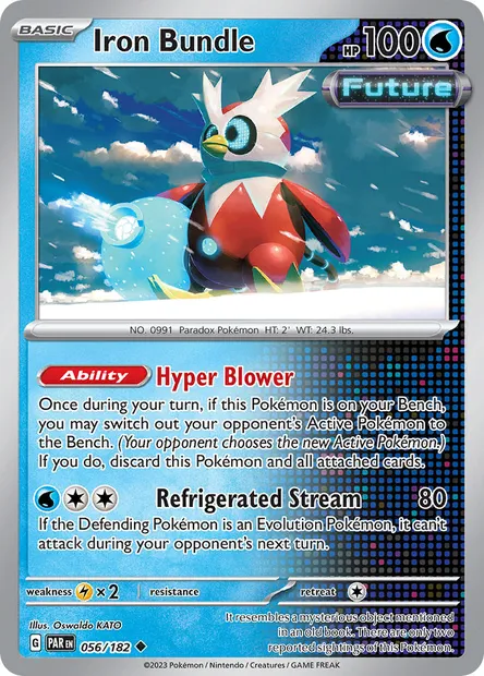 Iron Bundle, Pokémon card PAR 056 — Paradox Rift set