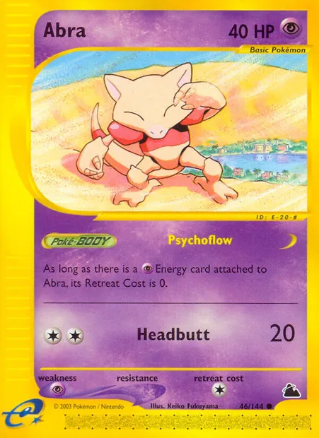 Abra, Pokémon card SK 46 — Skyridge set
