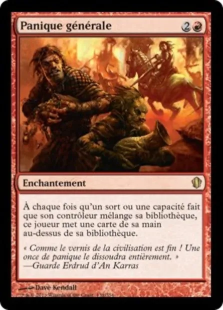 Panique générale, carte Magic C13 131 — extension Commander 2013