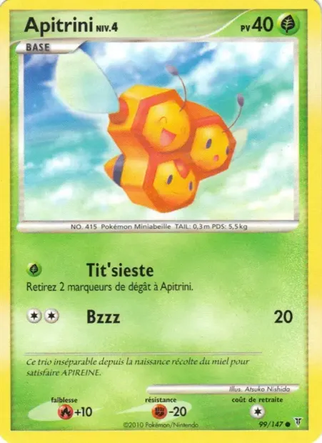 Apitrini, carte Pokémon SV 99 — extension Vainqueurs Suprêmes