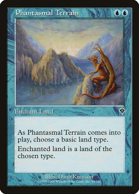 Phantasmal Terrain, Magic card INV 65 — Invasion set